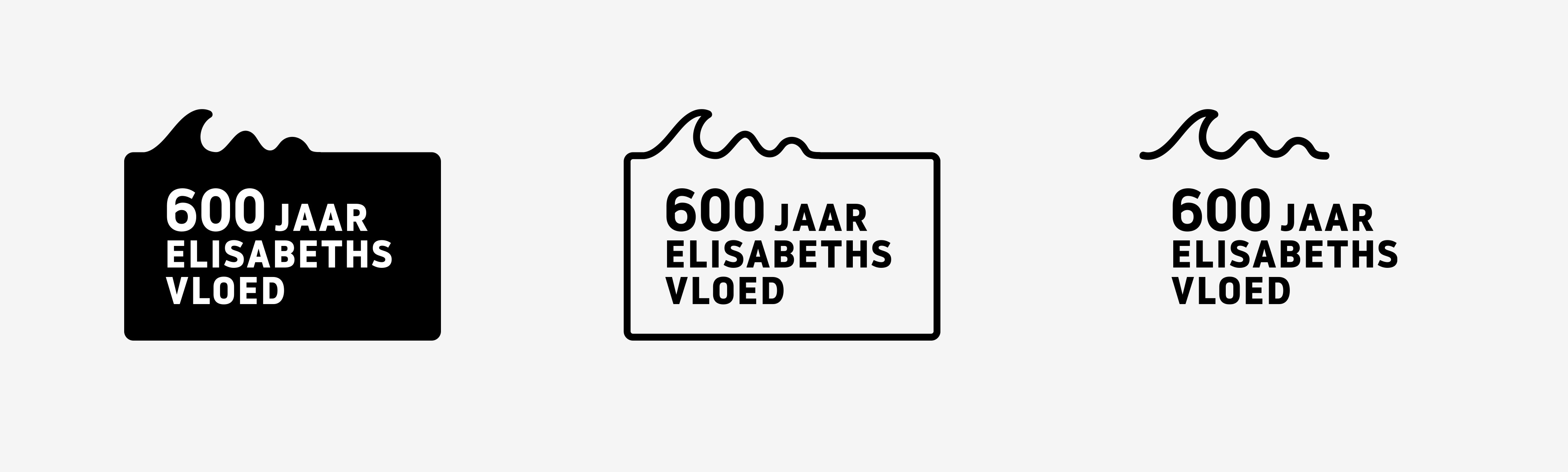 600 Jaar Elisabethsvloed Logos