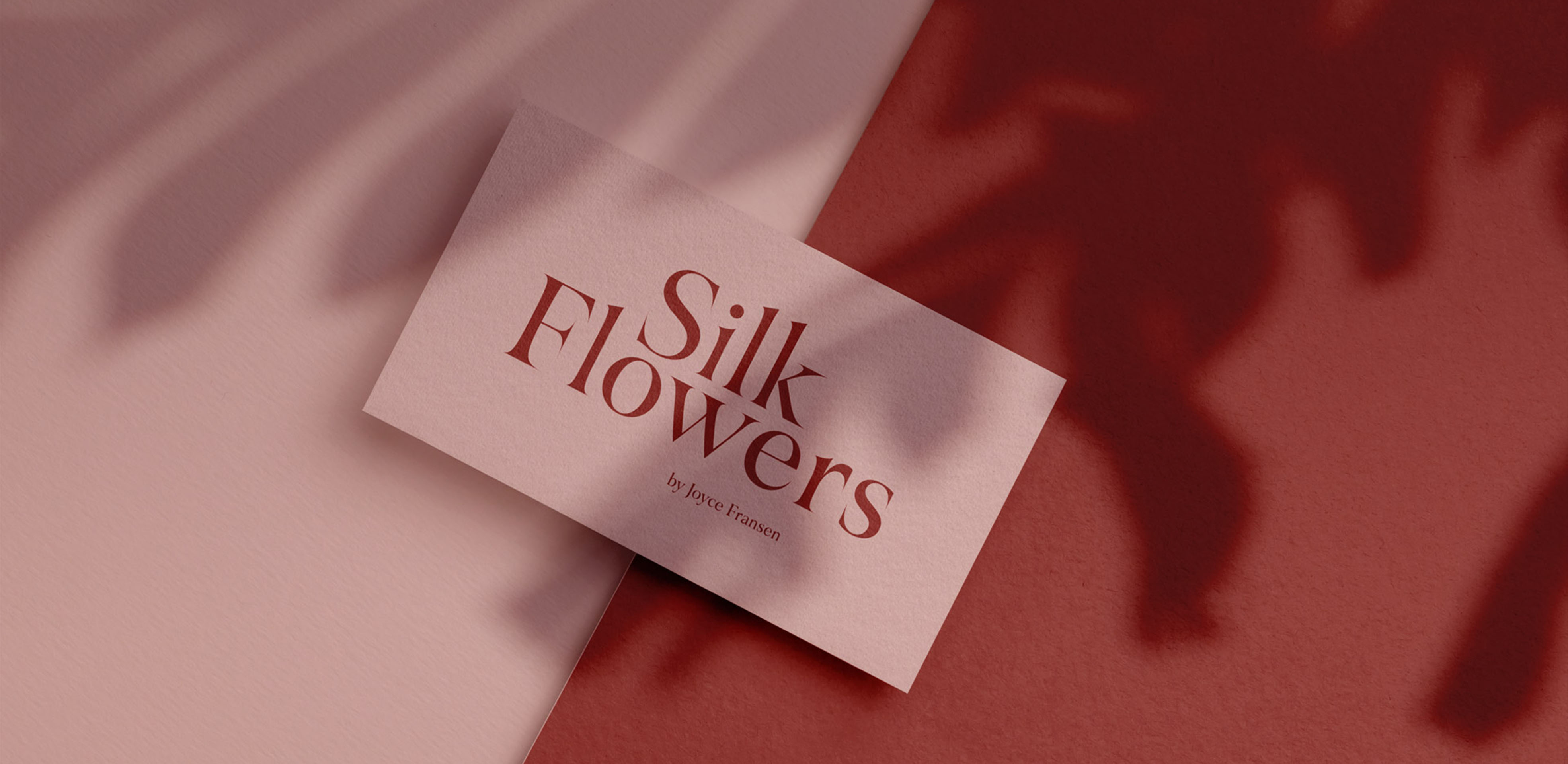 Silk Flowers by Joyce Fransen Visitekaartje